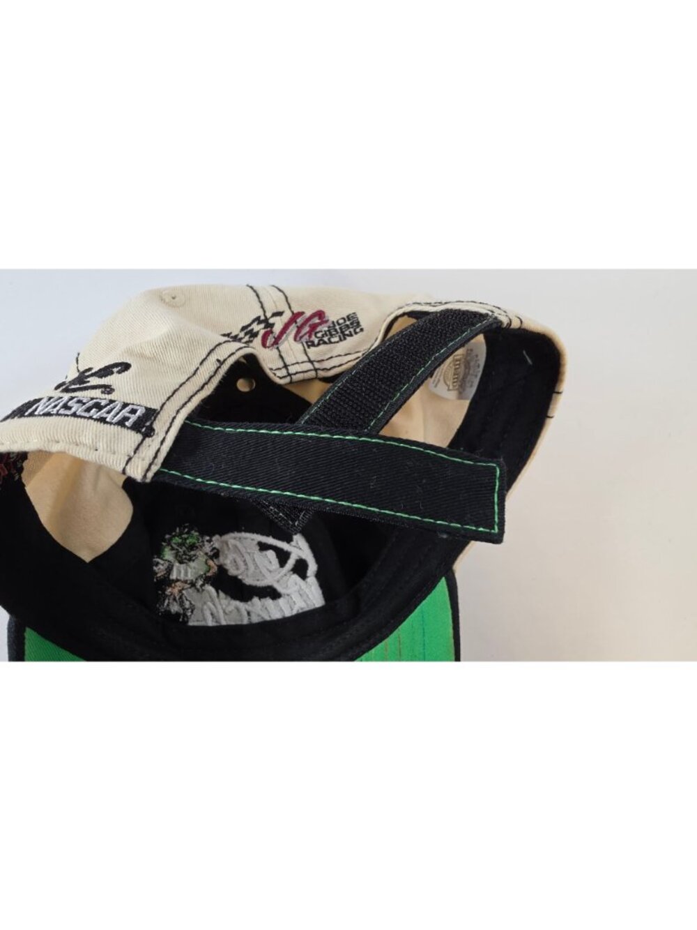 KYLE BUSCH GREEN M & M DISTRESSED CAP HAT NASCAR 18 CHASE AUTHENTIC RACING m&m - Picture 7 of 10